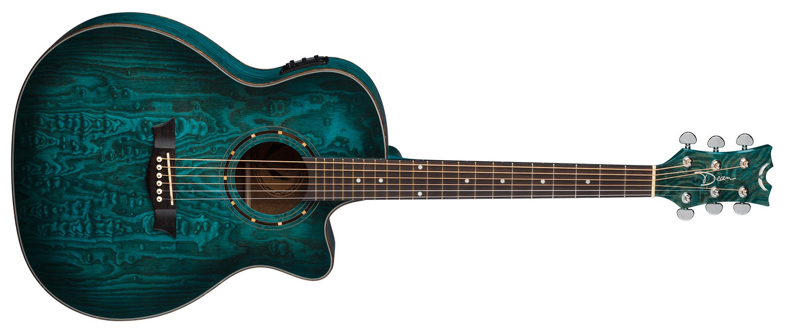 DEAN EXOTICA QUILT ASH A E TRANS BLUE SATIN