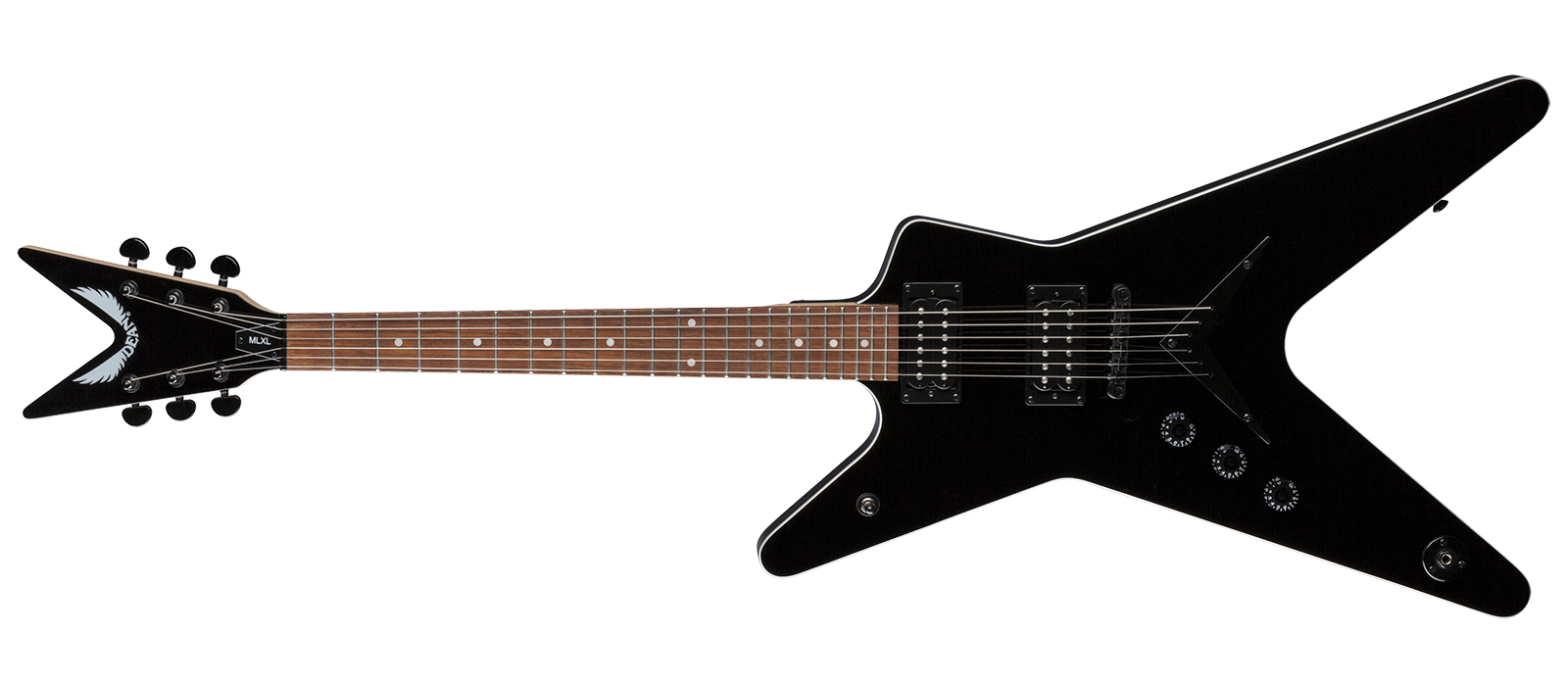 DEAN MLX - CLASSIC BLACK LEFTY | Guitars and More