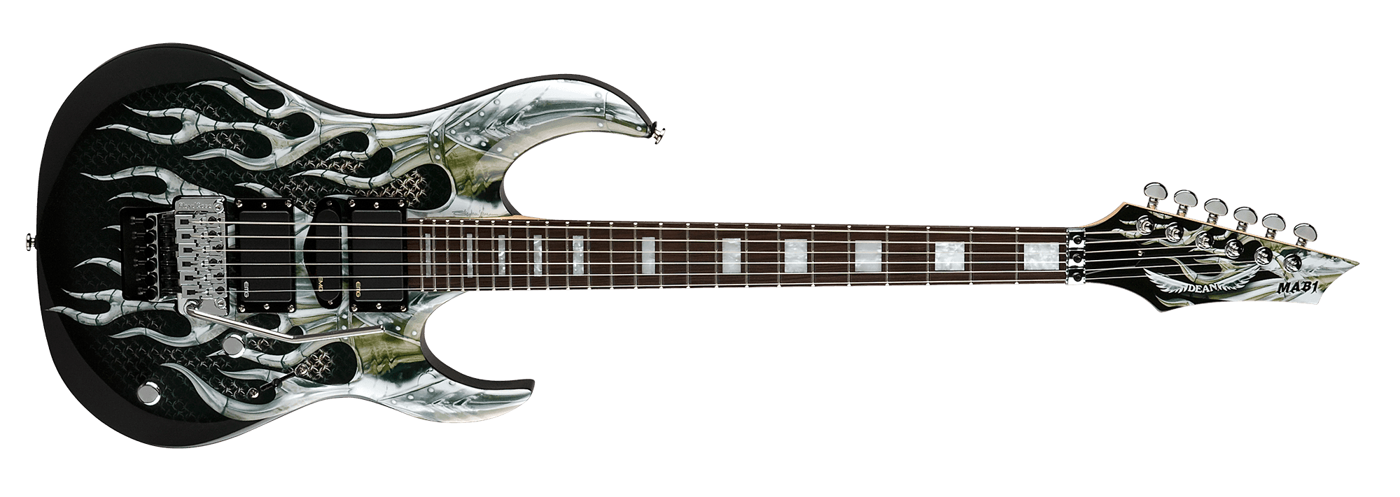 DEAN - MICHAEL BATIO MAB1 - ARMORED FLAME W/C | Guitars and More