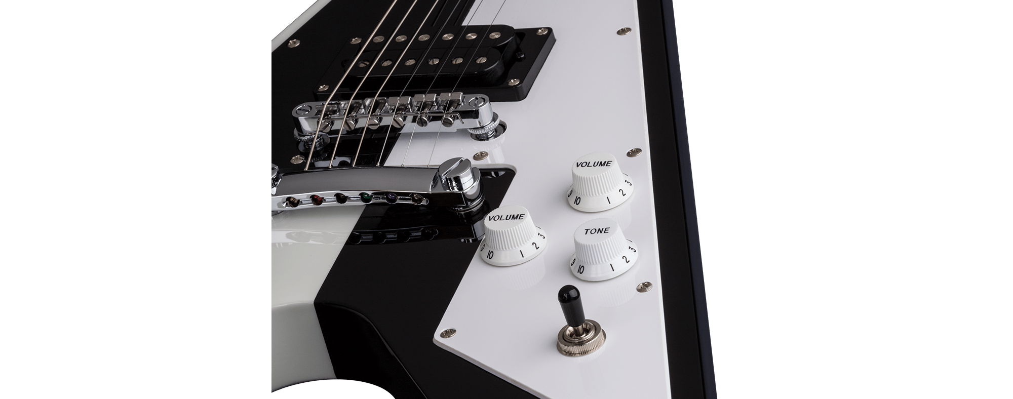 ギター Dean Michael Schenker Signature Retro Dean Guitars Michael Schenker Signature Retro Black & White