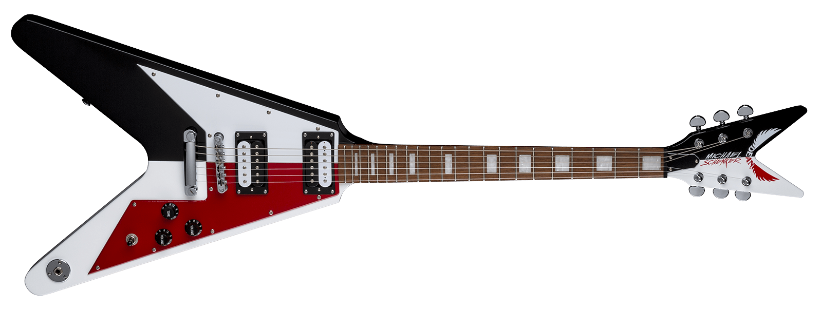 DEAN - MICHAEL SCHENKER FEST V - RED BLACK WHITE | Guitars