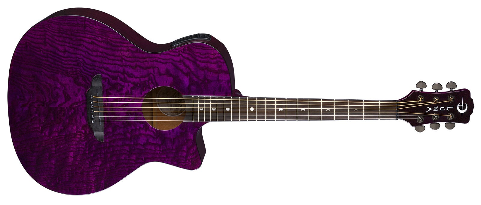 Luna Guitars Gypsy Ash Acoustic/Electric Guitar - Purple | Guitars
