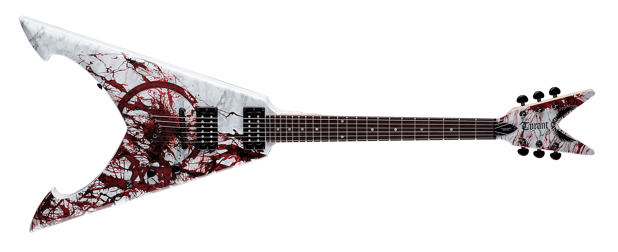 DEAN - MICHAEL AMOTT TYRANT X - SPLATTER | Guitars and More