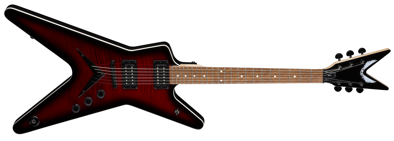 DEAN MLX FLAME TOP - TRANS RED | Guitars and More