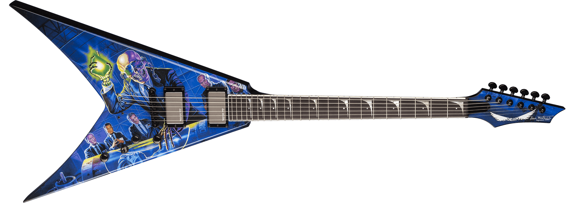 DEAN V DAVE MUSTAINE - RUST IN PEACE W/CASE | Guitars and More