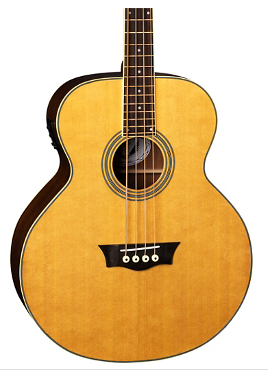 Dean EAB Fretless Acoustic Electric Bass Gloss Natural