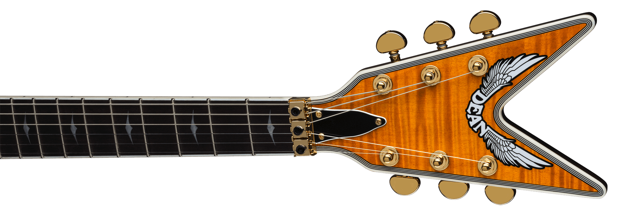 DEAN ML SWITCHBLADE FLOYD HSH - TRANS AMBER