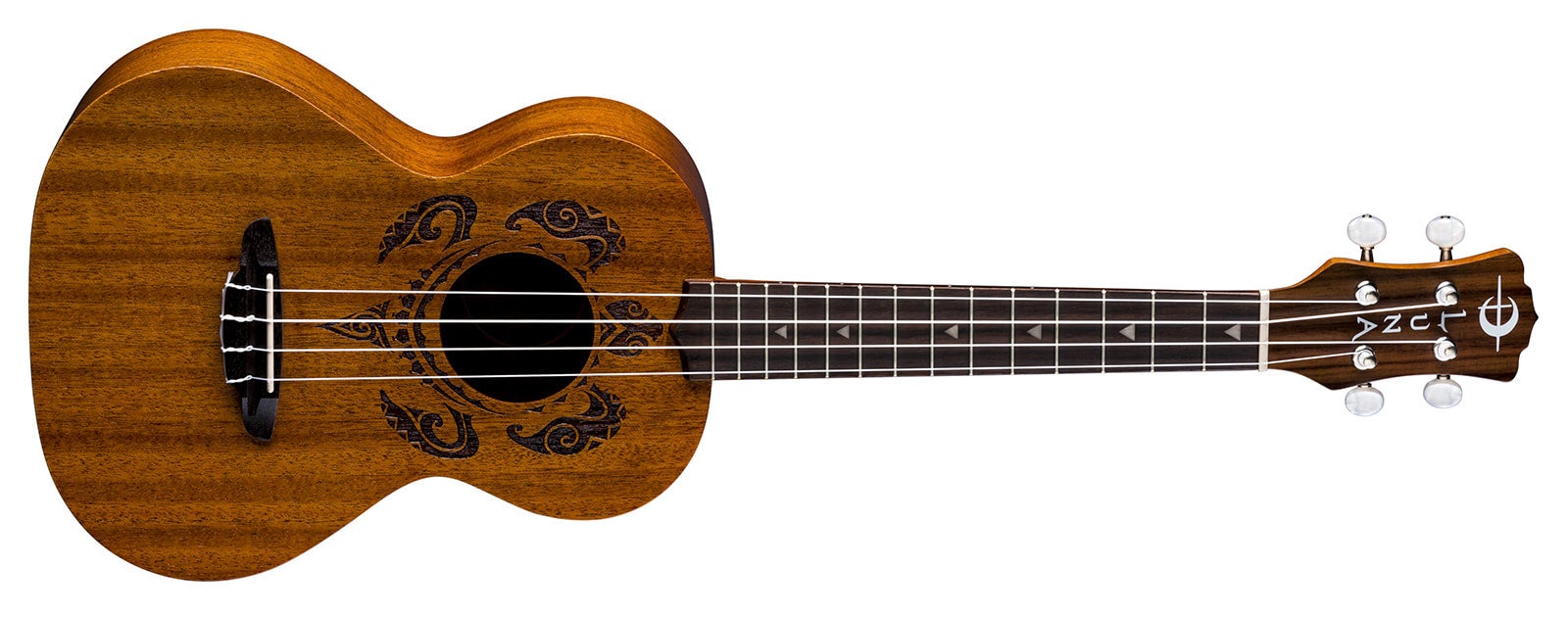 Luna Guitars Ukulele HONU Tribal Turtle Tenor w Gigbag Guitars