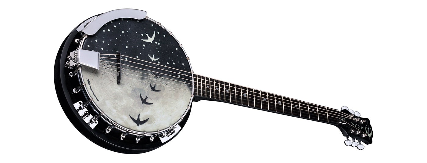 Luna moonbird 6 string banjo on sale