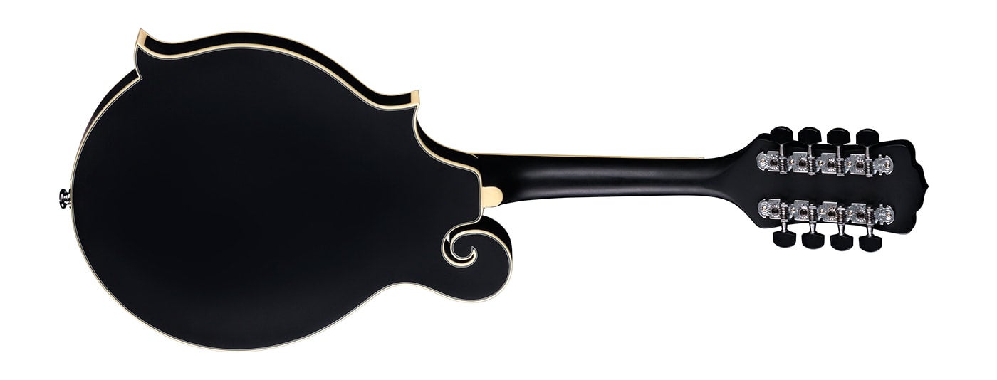 Luna Guitars Moonbird F Style Mandolin Acoustic Electric Satin Black