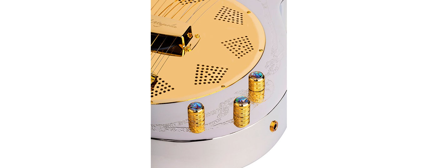 Luna steel magnolia resonator cheap