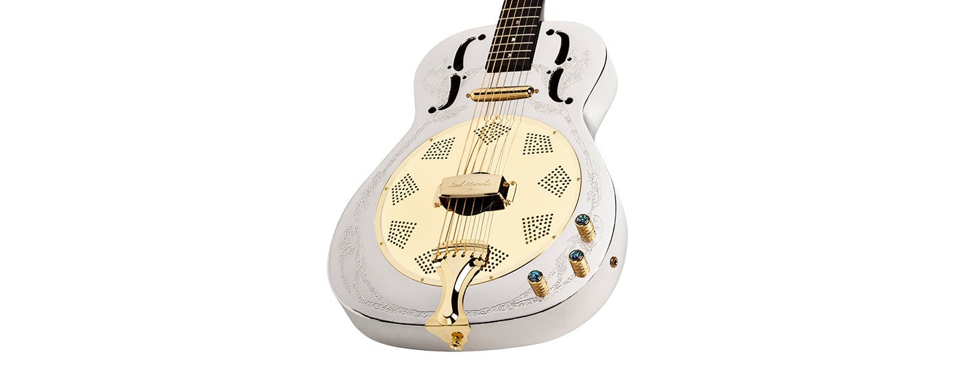 Luna Guitars Steel Magnolia Resonator Acoustic Electric