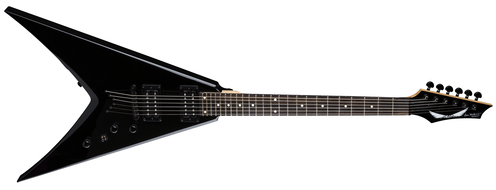 DEAN V DAVE MUSTAINE BOLT ON CLASSIC BLACK Guitars and More